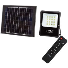 LED Outdoor solar floodlight LED/12W/3,2V 4000K IP65 + remote control