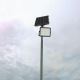 LED Outdoor dimmable solar floodlight LED/15W/3,2V IP65 4000K black + remote control