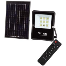 LED Outdoor solar floodlight LED/6W/3,2V 6400K IP65 + remote control