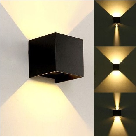 LED Outdoor wall light KREON 2xLED/3W/230V IP54 4000K anthracite