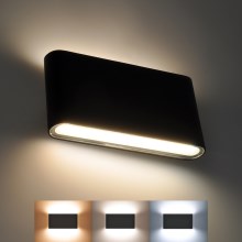 LED Outdoor wall light MODENA LED/12W/230V 3000/4000/6000K IP54 black