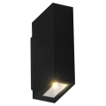 LED Outdoor wall light ORLEAN 2xLED/2,5W/230V black IP54