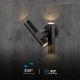 LED Outdoor wall flexible spotlight 2xLED/3W/230V 3000K IP44 black