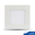 LED Recessed light SAMSUNG CHIP LED/12W/230V 6400K square