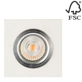 LED Recessed light VITAR 1xGU10/5W/230V concrete - FSC certified