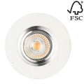 LED Recessed light VITAR 1xGU10/5W/230V concrete - FSC certified