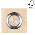 LED Recessed light VITAR 1xGU10/5W/230V sandstone - FSC certified