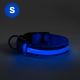 LED Rechargeable dog collar 35-43 cm 1xCR2032/5V/40 mAh blue