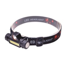 LED Rechargeable headlamp LED/3W/COB/USB