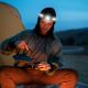 LED Rechargeable headlamp with a red light USB LED/3W/5V IP43 470 lm 5 h