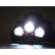LED Rechargeable headlamp with red light LED/16W/7,4V IP44 black/blue