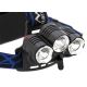 LED Rechargeable headlamp with red light LED/16W/7,4V IP44 black/blue