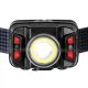 LED Dimmable rechargeable headlamp with sensor and red light LED/15W/5V IP66 430 lm 24 h 1800 mAh