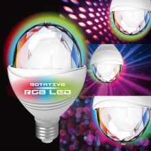 LED RGB Bulb DISCO A60 E27/3,2W/230V