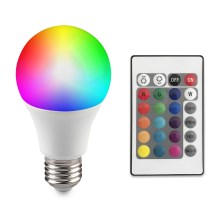 LED RGB bulb E27/6W/230V dimming 3000K