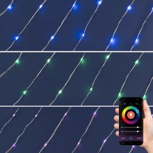 LED RGB Christmas dimmable chain 200xLED/29 functions 20,4m