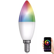 LED RGB Dimmable bulb GoSmart E14/4,8W/230V 2700-6500K Wi-Fi Tuya