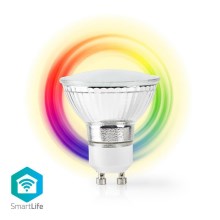 LED RGB Dimmable smart bulb GU10/5W/230V 2700K