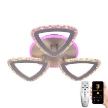LED RGB Dimmable surface-mounted chandelier LED/45W/230V 3000-6500K + remote control