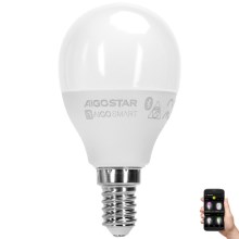 LED RGBW Bulb G45 E14/4,9W/230V 2700-6500K - Aigostar