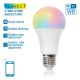 LED RGBW Dimmable bulb A60 E27/9W/230V 2700-6500K Wi-Fi - Aigostar