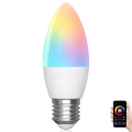 LED RGBW Dimmable bulb C37 E27/6,5W/230V 2700-6500K Wi-Fi - Aigostar