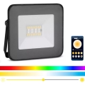LED Smart dimmable RGB floodlight LED/20W/230V IP65 black