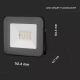 LED Smart dimmable RGB floodlight LED/20W/230V IP65 black