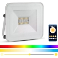 LED Smart dimmable RGB floodlight LED/20W/230V IP65 white