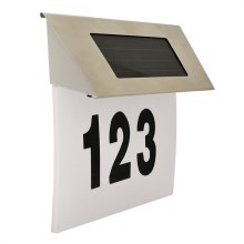 LED Solar House number 1,2V IP44