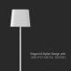 LED Solar dimmable magnetic touch rechargeable table lamp LED/5W/5V 3000-6000K 3600 mAh IP65 white
