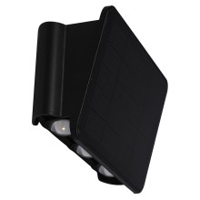 LED Solar wall light ALF LED/4W/3,2V 6000K IP54 black
