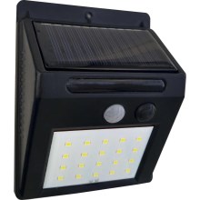 LED Solar wall light with a sensor LED/3W IP44