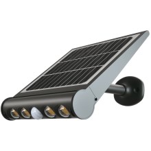 LED Solar wall light with a sensor LED/8W/3,7V IP65 4000K