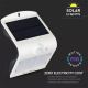 LED Solar wall light with sensor LED/1.5W/3,7V IP65