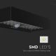 LED Solar wall light with sensor LED/6W/3,7V IP65 4000K black