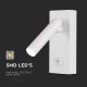 LED Wall spotlight with switch LED/2W/230V 3000K white
