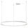 LED2 - LED Dimmable chandelier on a string CIRCLE LED/80W/230V 3000K/4000K d. 100 cm white