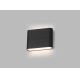 LED2 - LED Outdoor wall light FLAT 2xLED/3W/230V anthracite IP54
