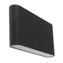 LED2 - LED Outdoor wall light FLAT 2xLED/6W/230V anthracite IP54
