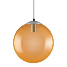 Ledvance - Chandelier on a string BUBBLE 1xE27/40W/230V orange d. 30 cm
