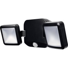 Ledvance - LED Outdoor wall light with a sensor BATTERY 2xLED/10W/6V IP54