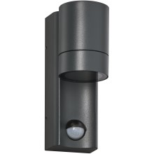 Ledvance - Outdoor wall light with a sensor ISIDOR 1xGU10/35W/230V IP65