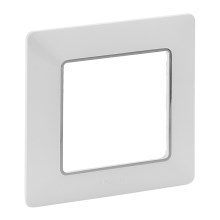 Legrand 754031 - Switch frame VALENA LIFE 1P white/chrome