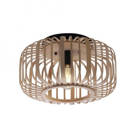 Leuchten Direkt 11412-79 - Surface-mounted chandelier RACOON 1xE27/40W/230V d. 40 cm bamboo