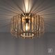 Leuchten Direkt 11413-79 - Surface-mounted chandelier RACOON 1xE27/40W/230V d. 50 cm bamboo