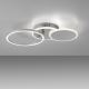 Leuchten Direkt 14116-55 - LED Ceiling light SEVENT LED/25,5W/230V matte chrome