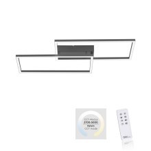 Leuchten Direkt 14140-18 - LED Dimming ceiling light IVEN 2xLED/13.5W/230V + remote control
