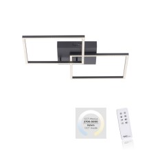 Leuchten Direkt 14141-18 - LED Dimmable ceiling light IVEN 2xLED/14W/230V + remote controller