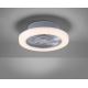 Leuchten Direkt 14645-55 - LED Light with a fan LEONARD LED/27W/230V